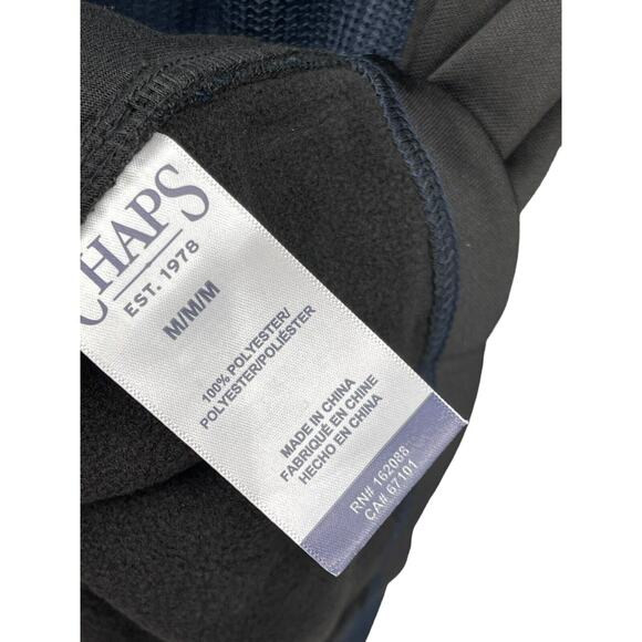 NWT Chaps Performance Jacket Full Zip Long Sleeve American Navy Blue Size Medium - Picture 7 of 10